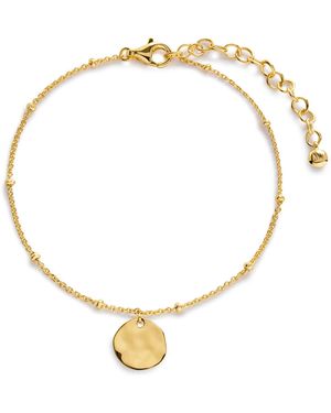 Monica Vinader Vermeil Mv Siren Muse Station Chain Bracelet - Metallic