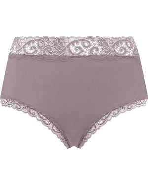 Hanro Moments Maxi Briefs - Purple