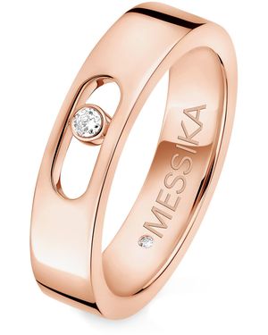 Messika Move Joaillerie And Diamond Wedding Ring - Pink