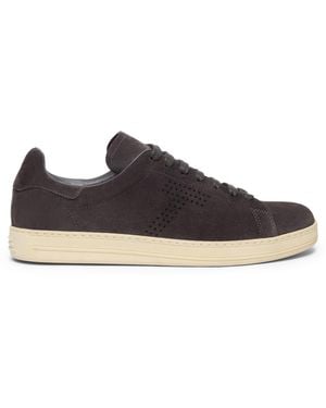 Tom Ford Suede Warwick Sneakers - Brown
