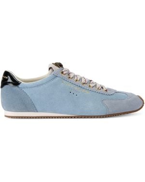 Kurt Geiger Suede Islington Low-Top Trainers - Blue