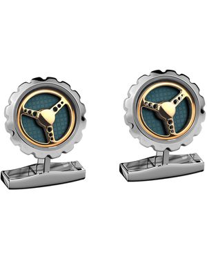 Chopard Racing Steering Wheel Cufflinks - Green