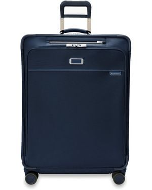 Briggs & Riley Baseline Large Expandbale Spinner Suitcase - Blue