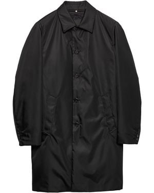 Prada Re-Nylon Overcoat - Black