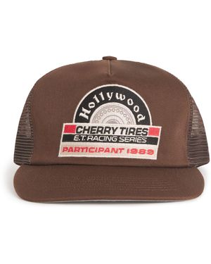 CHERRY LA Cherry Tires Trucker Cap - Brown