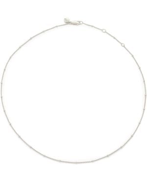 Monica Vinader Sterling Beaded Chain Necklace - White