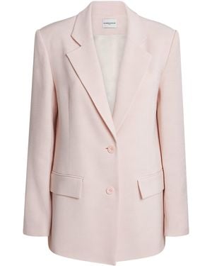 Claudie Pierlot Single-Breasted Blazer - Pink