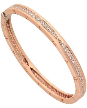 BVLGARI And Diamond B.Zero1 Bangle - White