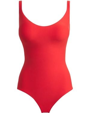 Wolford Mat De Luxe Form Scoop Swimsuit - Red