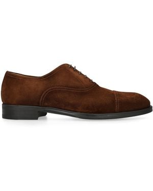 Magnanni Suede Madis Oxford Shoes - Brown