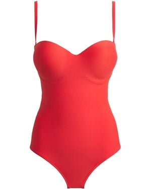 Wolford Mat De Lux Form Swimsuit - Red