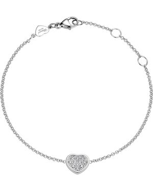 Chopard And Diamond My Happy Hearts Bracelet - Metallic