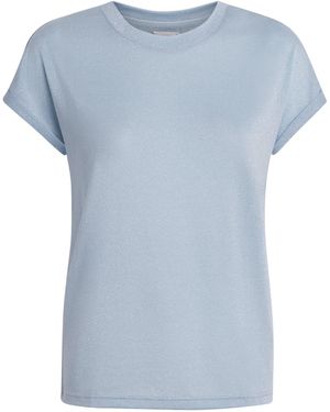 Eleventy Metallic T-Shirt - Blue