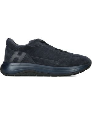 Hogan Suede H719 Allacciato Sneakers - Blue