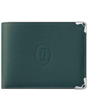 Cartier Calfskin Must De Wallet - Green