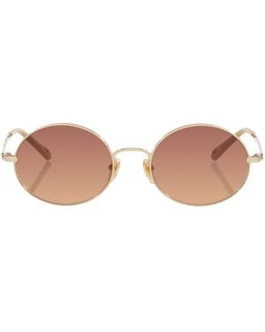 Chloé Metal Aly Round Sunglasses - Pink