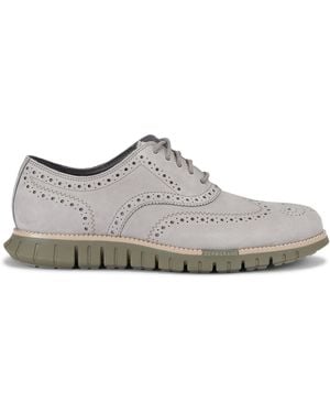 Cole Haan Zerøgrand Remastered Wingtip Oxford Shoes - Grey