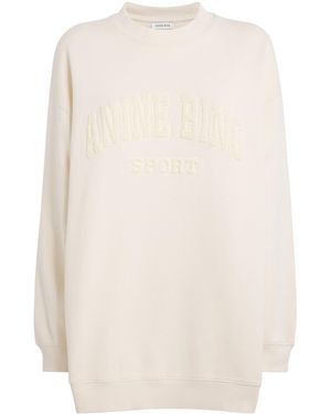 Anine Bing Logo Tyler Sweatshirt - White