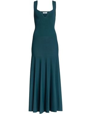 Alaïa Fit-And-Flare Dress - Green