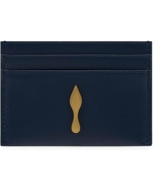 Christian Louboutin Bettina Leather Card Holder - Blue