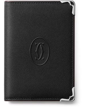 Cartier Leather Must De Card Holder - Black