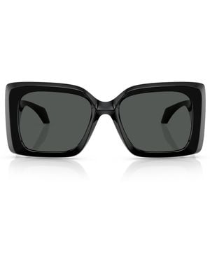 Versace Square Irregular Sunglasses - Black