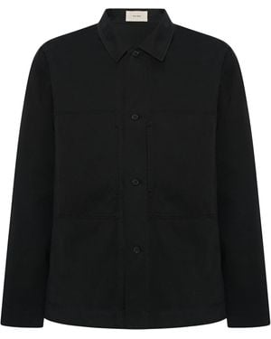 The Row Samir Cotton Jacket - Black