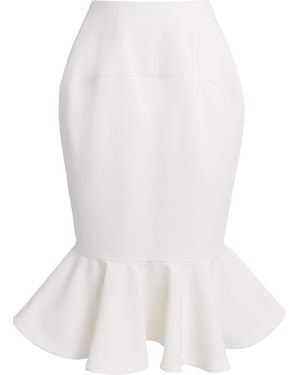 Jacquemus La Palmier Midi Skirt - White