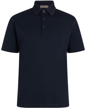 Herno Cotton Resort Polo Shirt - Blue
