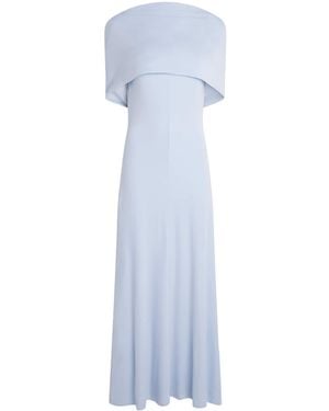 Esse Studios Halter-Neck Solina Maxi Dress - Blue