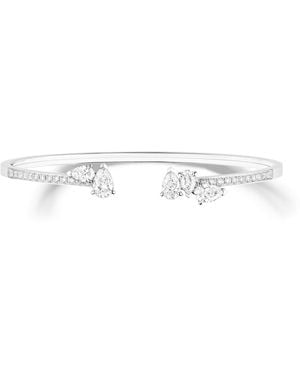 Repossi And Diamond Serti Sur Vide Bangle - White