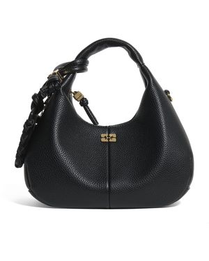 Ganni Mini Hobo Bag - Black
