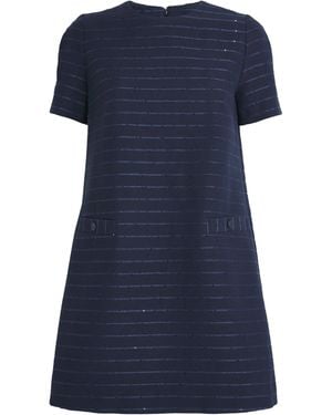 Claudie Pierlot Striped Mini Dress - Blue