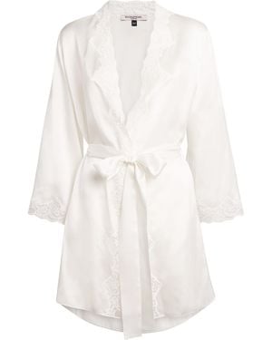 Gilda & Pearl Silk Lace-Trim - White