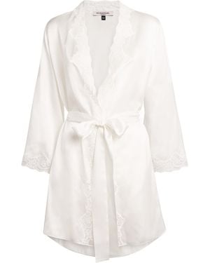 Gilda & Pearl Silk Lace-Trim - White