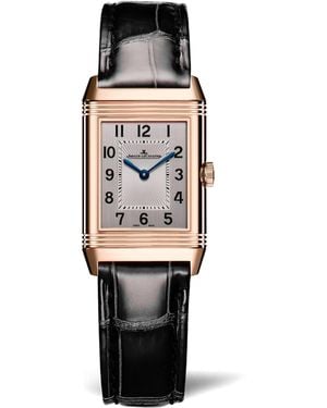Jaeger-lecoultre And Diamond Reverso Classic Duetto Watch - Black