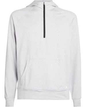 Vuori Ponto Performance Half-Zip Hoodie - White