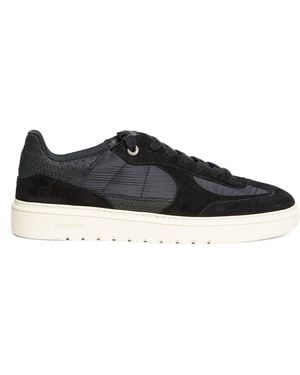 Represent Nubuck Leather Virtus Trainers - Black
