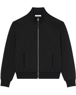 Givenchy Herringbone Zip-Up Sweatshirt - Black