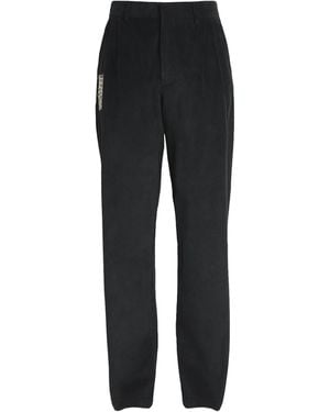 Enfants Riches Deprimes Corduroy Patch-Detail Trousers - Black