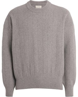 Oliver Spencer Merino Wool Burley Jumper - Grey