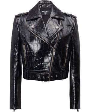Balmain Leather jackets for Women | Online Sale up to 80 Balmain Leather jackets for Women | Online Sale up to 80
