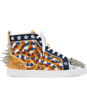 Christian Louboutin Louis No Limit Sneakers - Blue