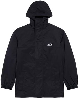Balenciaga Water-Repellent Bodies Jacket - Blue