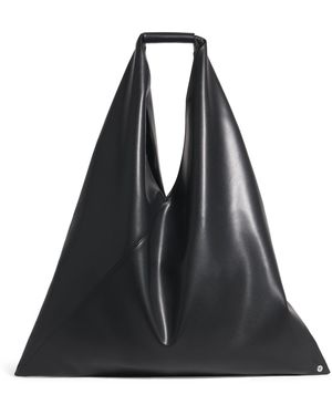 MM6 by Maison Margiela Medium Japanese Tote Bag - Black