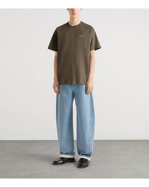 Givenchy Cotton Logo T-Shirt - Blue