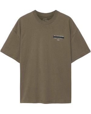 AllSaints Organic Cotton Redact T-Shirt - Green