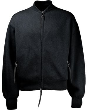 Alan Scott Cashmere Bomber Jacket - Black