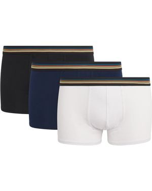 Paul Smith Organic Cotton Boxer Briefs - Blue