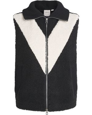 Varley Bouclé Sherpa Caspian Gilet - Black